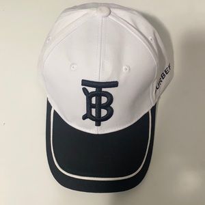 Burberry Black And White Cap.